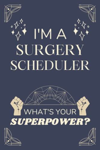 Surgery Scheduler Gifts: Lined Blank Notebook Journal, A Funny And Appreciation Thank You Gift For Surgery Schedulers To Write In