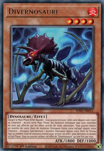 Divernosaure - Wisu-Fr011 - Rare - Yu-Gi-Oh !