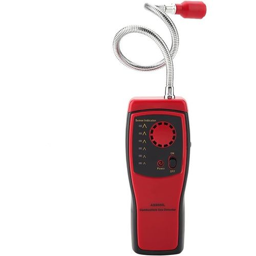 Détecteur De Fuite De Gaz Inflammable,Renifleur De Gaz Portable Avec Alarme Sonore Et Lumineuse Pour Détecter Le Méthane,Le Gpl,Le Gnl,Le Carburant Et Les Gaz D'Egout