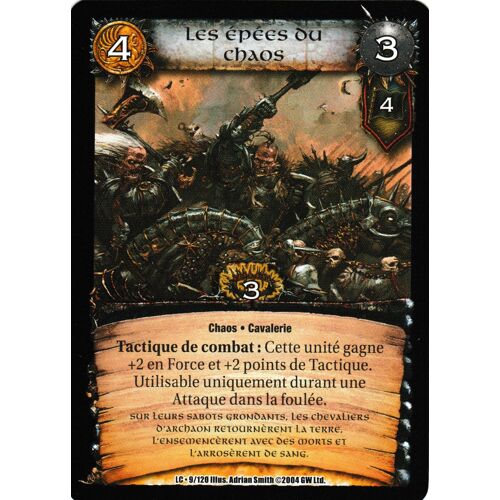 Warcry - Les Épées Du Chaos 9/120 (Legions Of Chaos) Français