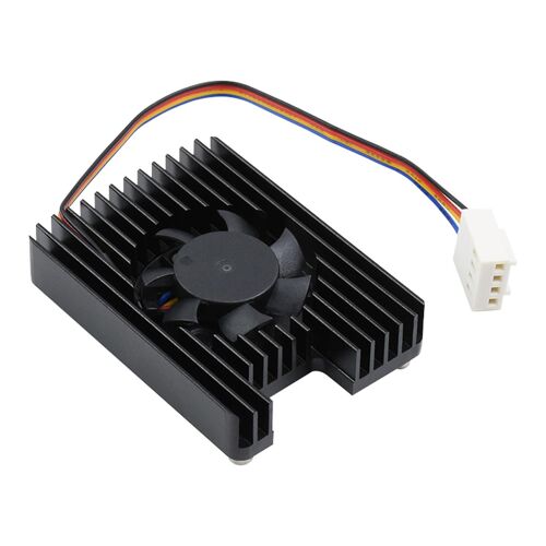 1Set pour kit de dissipateur thermique Raspberry Pi Compute Model 4 avec ventilateur 4 broches CM4 Cooler