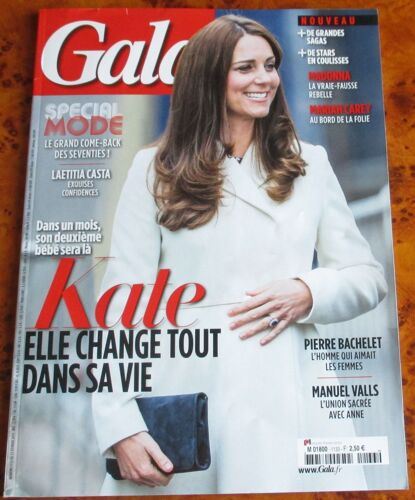 Gala N° 1133 Du 25 Février 2015 - Kate Change Tout Dans Sa Vie - Pierre Bachelet - Manuel Valls