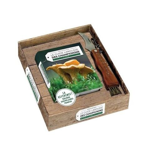 Coffret Le Guide Larousse Des Champignons - Reconnaître Les 170 Espèces Les Plus Courantes - Avec 1 Couteau À Champignons