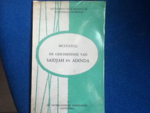 De Geschiedenis Van Saidjah En Adinda