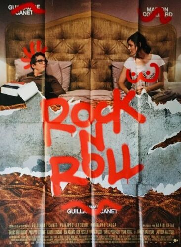 Rock N Roll - Affiche Originale De Cinéma - Format 120x160 Cm - Un Film De Et Avec Guillaume Canet - Marion Cotillard, Gilles Lellouche, Yvan Attal, Kev Adams - Année 2017