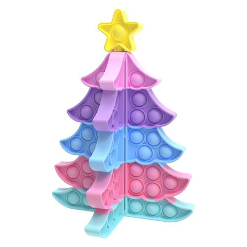Arbre De Noël En Silicone Pour Enfant Et Adulte, Jouet De Décompression Du Bout Des Doigts, Anti-Stress, Artisanat À Presser