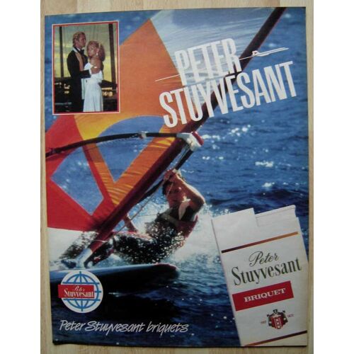 Publicité Papier - Briquet Peter Stuyvesant De 1985