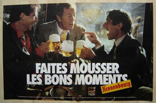 Publicité Papier - Bière Kronenbourg De 1985