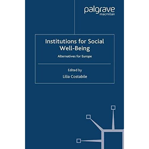 Institutions For Social Well Being