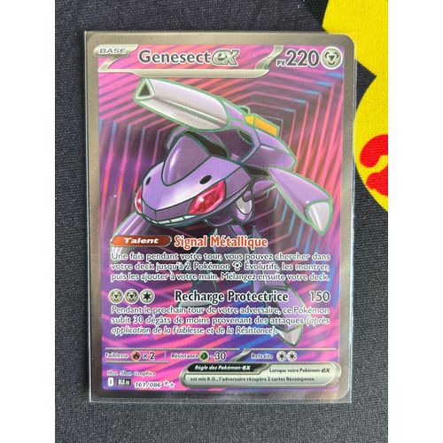 Carte Pokemon - Genesect Ex - 161/086 - Ev10.5 Foudre Noire