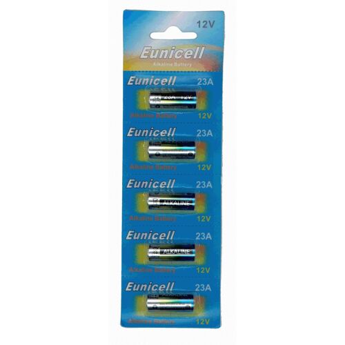 5 Piles alcaline 12V / 23A A23 23AE MN21 pour Télécommande