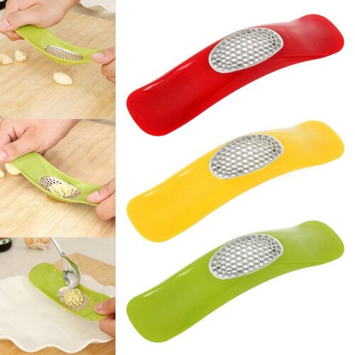 Hachoir à ail en acier inoxydable, broyeur à gingembre en métal, hachoir, nouveauté accessoires de cuisine