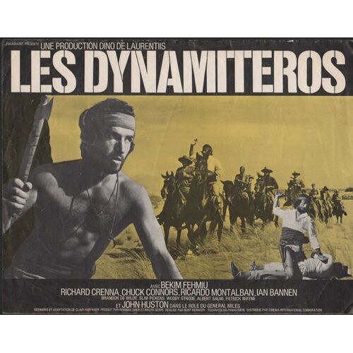 Les Dynamiteros, Synopsis Dépliant, Niksa Fulgosi, Burt Kennedy, Avec Bekim Fehmiu, Richard Crenna