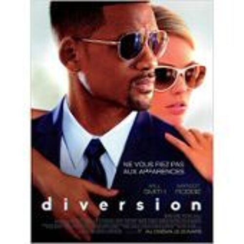 Diversion - Focus - Glenn Ficarra - John Requa - Will Smith - Affiche De Cinéma Pliée 120x160 Cm
