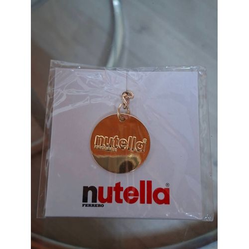 Neuf Porte-Clés 2 Faces Nutella Collector