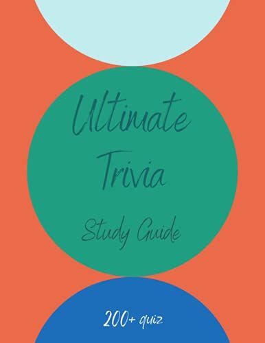 The Ultimate Trivia Study Guide: The Ultimate Quiz Show Study Guide! 8.5" X 11"
