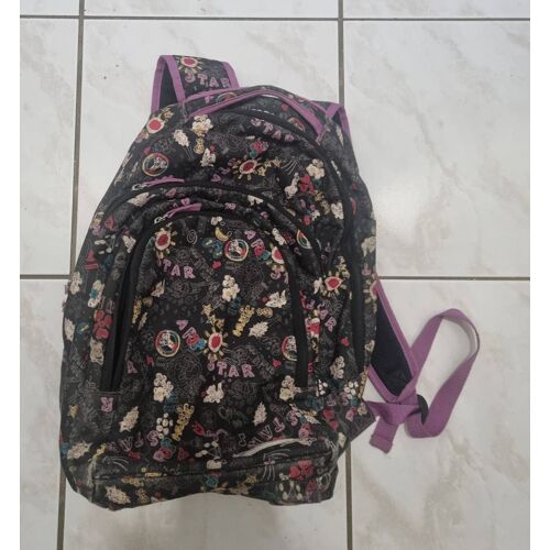 sac à dos noir avec motif dos renforcé primaire