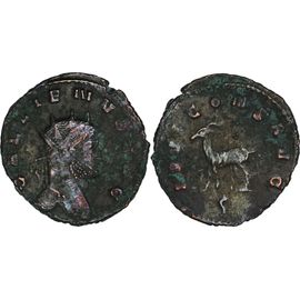 Rome - Antoninien - Gallien - Bestiaire - Chêvre - Iovi Cons Avg - 267 Ad - Ric.207 - 22-208