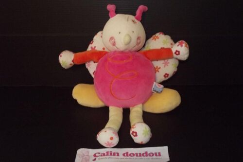 Doudou Sucre D Orge Papillon Rose Spirale Jaune Fleur