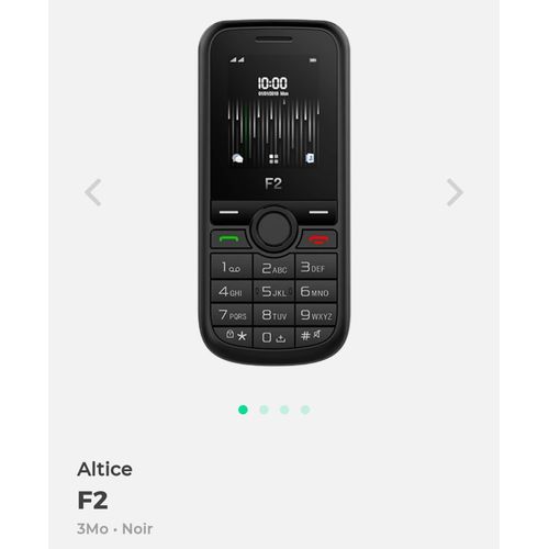 Altice F2 Noir