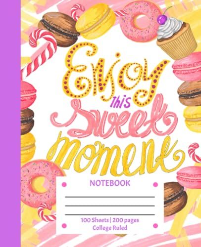 Cute Notebook:: Sweet Moments Notebook | 200 Pages | 7.5x9.25 | College Rule Lined