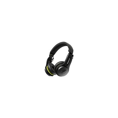 CASQUE SANS FIL SKULLCANDY ICON ANC BLUETOOTH AVEC RÉDUCTION ACTIVE DU BRUIT NOIR ET JAUNE FLUO