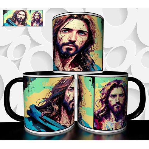 Mug Tasse À Café - Mug Illustration Jesus Christ Ange Marie Christianisme 2915