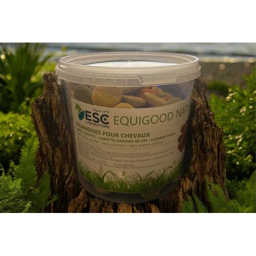 Equigood Nature – Friandises Cheval Sans Sucres Et Naturelles, 1 Kg Esc Laboratoire