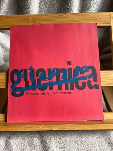 Picasso Guernica Catalogue Musée National D'art Occidental 1962 Tokyo Japonais