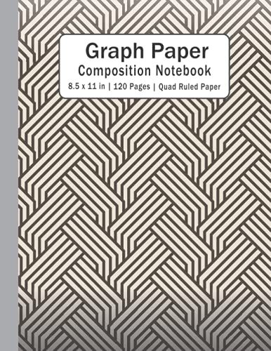 Graph Paper Composition Notebook: Graph Paper Notebook For Math And Science Students | 120 Quad Ruled 5x5 Pages | Size 8.5 X 11 Inches (Grid Paper Composition Notebook Volume: 5)