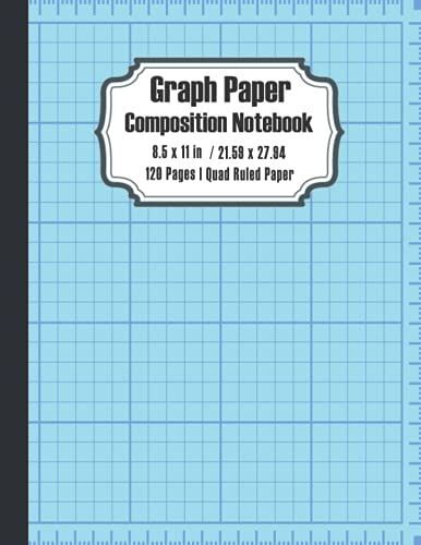 Graph Paper Composition Notebook: Graph Paper Notebook For Math And Science Students | 120 Quad Ruled 5x5 Pages | Size 8.5 X 11 Inches (Grid Paper Composition Notebook Volume: 10)