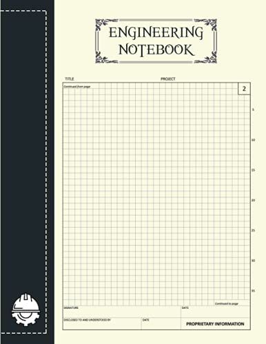 Engineering Notebook: 120 Pages Grid Format, Engineering Math Science Physics Space Technology, Graph Paper Notebook. For Student, Teacher, Engineer, ... And Also For Laboratory Work, 8.5 X 11 Inches