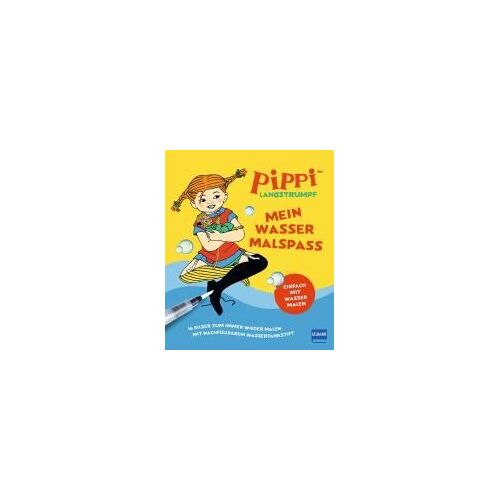 Pippi Langstrumpf - Mein Wassermalspaß