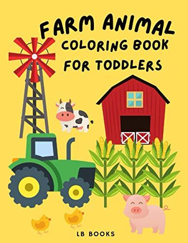 Farm Animal Coloring Book For Toddlers