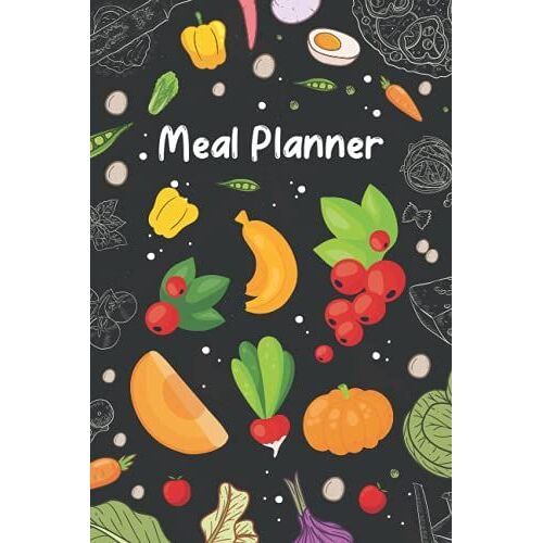 Meal Planner: Meal Planner And Grocery List Book | Simple Meal Prep Journal Log Book | Menu Planner And Grocery List For Stress Free Family Meal | ... | Meal Prep Planner | Menu Planner Notebook