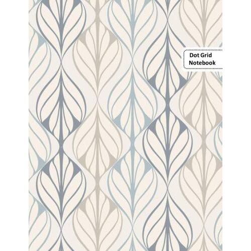 Dot Grid Notebook Large 8.5 X 11 Inches: Geometric Dotted Grid Notebook/Journal For Girl