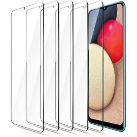 Verre Trempe Pour Samsung Galaxy A02s [5 Pieces] Projet De Protection D'ecran Film De Protection Verre Trempe Pour Samsung Galaxy A02s (6.5 ")