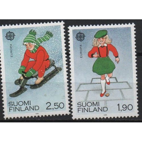 Finlande Timbres Europa 1989