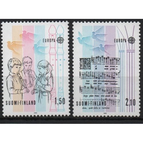 Finlande Timbres Europa 1985