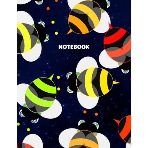 Bee Notebook: College Ruled Notebook (8.5 X 11 Size - 120 Pages) - Blank Lined Journal For Bee Lovers