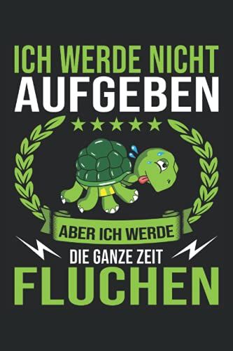Ich Werde Nicht Aufgeben Aber Die Ganze Zeit Fluchen: Marathon Notizbuch Tagebuch | Din A5 | Liniert | 120 Seiten