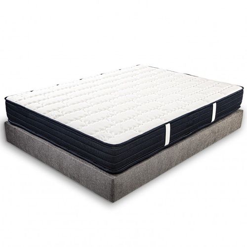 Matelas Gold (20cm), Mousse Haute Densité, Haute Adaptabilité, Indépendance Du Couchage, Ergonomique, Face Été/Hiver - Blanc, 160x200cm