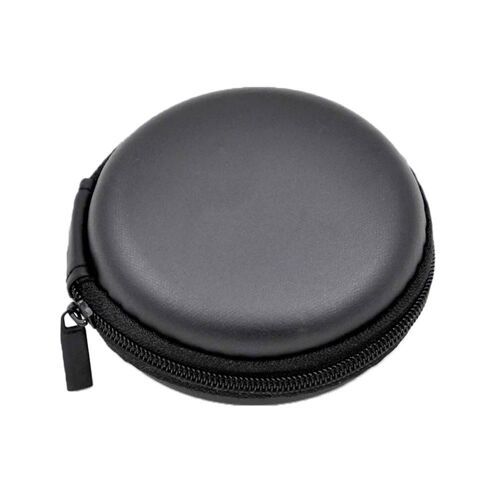 Sac De Rangement Multifonctionnel Portable Pour Écouteurs, Paquet De Rangement Multifonctionnel Pour Écouteurs, Sac De Rangement Antichoc Rond À Fermeture Éclair, Pochette De Rangement Pour Écouteurs,