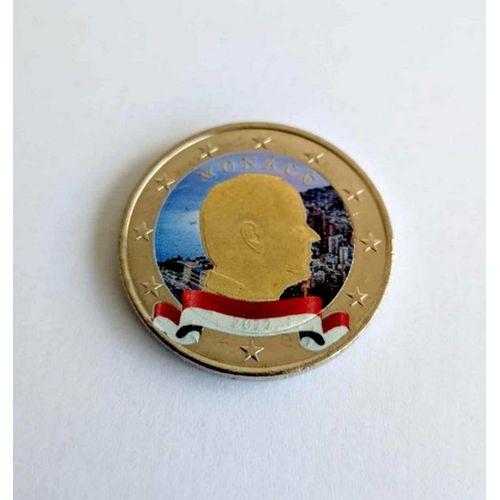 Monaco 2022 - 2 Euros De La Serie - Domee - Version Couleur - Colored Color In Farbe Colorati