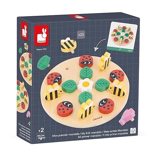 Mandala, Jeu Pédagogique Thème Du Jardin Multicolore