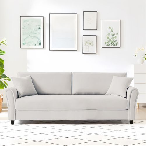 Lucerne - Canapé Droit Design En Tissu 4 Places