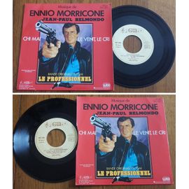Disque Sp 45t 7" Bof Le Professionnel Ennio Morricone Jean-Paul Belmondo