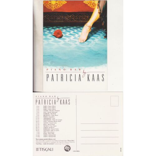 Patricia Kaas Carte Postale  Piano Bar