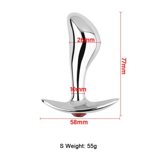 Godemichet Anal En Cristal, Massage De La Prostate, En Acier Inoxydable, Godemichet Anal Pour Femmes Et Hommes, Produits Intimes, Produits Sexuels Pour Adultes S M L
