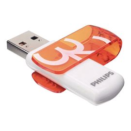 Philips FM32FD00B Vivid Edition 3.0 - Clé USB - 32 Go - USB 2.0 - orange aurore